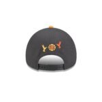Los Angeles Dodgers Day of the Dead Graphite 9FORTY A-Frame Snapback Hat - Image 6