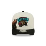 Vancouver Grizzlies 1995-2001 Hardwood Classics Chrome White 9FIFTY A-Frame Snapback Hat - Image 2
